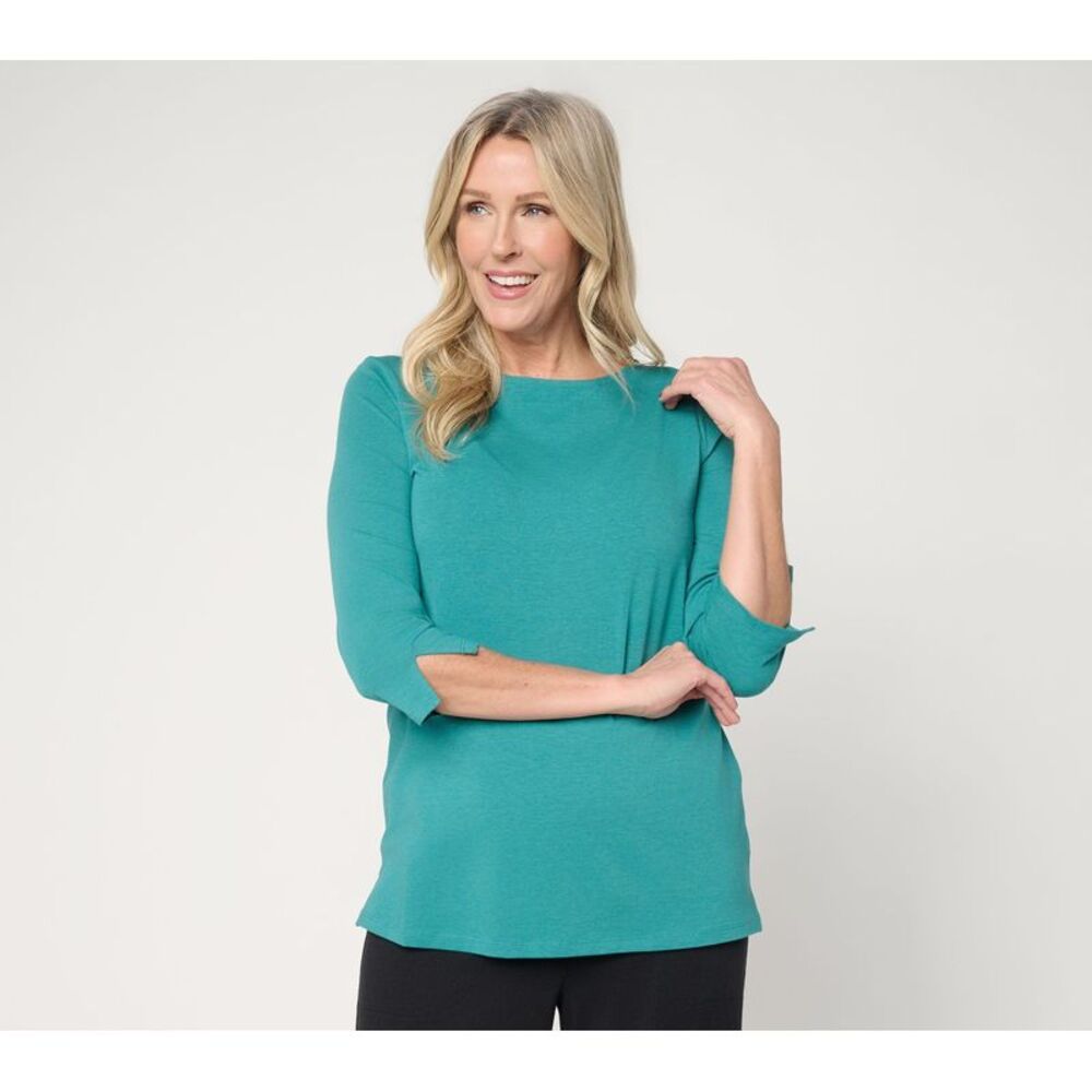 Gloria Vanderbilt Women's Top Sz L Make Your Selection: Denim & Co. Green